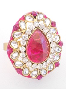 Kundan Finger Ring